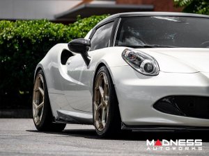 Alfa Romeo 4C Mirror Covers - Carbon Fiber - Full Replacements